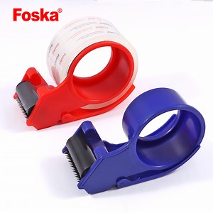 [Hot Item] Foska Stationery Metal Blade 2 Inches Plastic Packing Tape Dispenser Gun