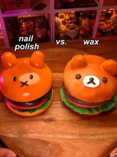 Nail Polish vs. Wax Clay Cracking ASMR