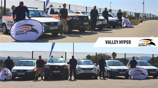 Show of Force and visibility today at Crossing Nelspruit, The Grove Riverside Shopping Centre & Valley Hyper Shopping Centre. Please show your support to our Officers by giving them a 👍🏻 when you drive past them. Safe weekend and remember to close windows and activate your alarms! #wefightcrime #staysafe #security | Hi-Tech Nelspruit