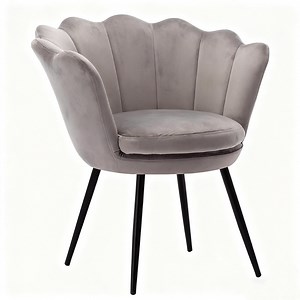 [Hot Item] Dining Room Chair Modern Luxury Furniture Button Tufted Fabric Velvet Chair