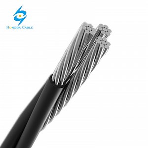 [Hot Item] Multiplex Aluminum Cable AAC 2 X 6 AWG 600V Aluminum Wiring Cables