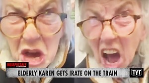 An elderly Karen gets IRATE on the train. | Indisputable with Dr. Rashad Richey