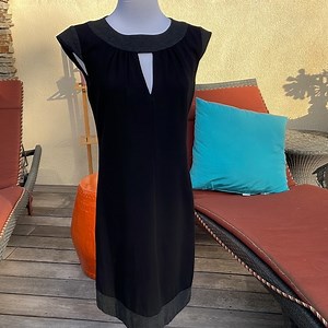 Trina Turk | very sexy little black keyhole dress dress | Size 6