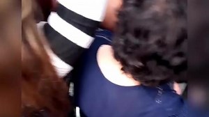 Encoxada Madura Bus Pantalon Mezclilla