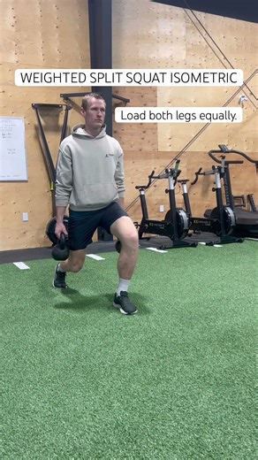 Demo: Weighted Split Squat Isometric
