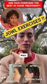 EXERCISES to REMOVE JOWLS and TIGHTEN NECK !!