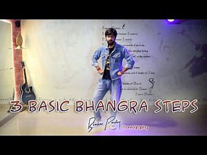 Easy Bhangra Dance Tutorial🕺 | Best 3 Beginner Bhangra Steps For Wedding | Learn How To Do Bhangra