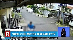 Viral curi motor terekam CCTV | TRANS7