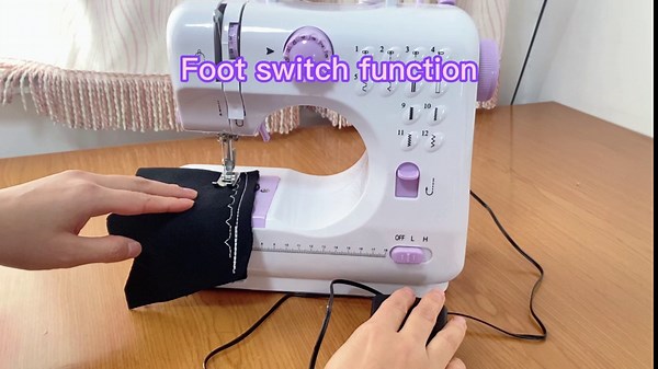 Mini Sewing Machine for Beginners, handheld sewing machine，Sewing Machines with Reverse Sewing and 12 Built-in Stitches, Portable Sewing Machine Included 2 Speed with Foot Pedal
