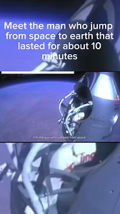 111K views · 416 reactions | The man who jumped from space to Earth was Felix Baumgartner. He achieved this feat as part of the Red Bull Stratos project in 2012. Baumgartner jumped from a helium balloon in the stratosphere, breaking several world records during his descent. | Norman Gumagay | Facebook