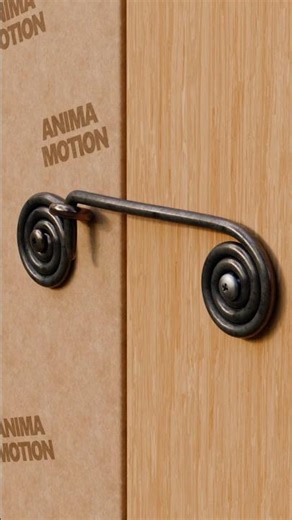 Decorative Iron Gate Hook Mechanism - Hand Forged Spiral Latch Explained