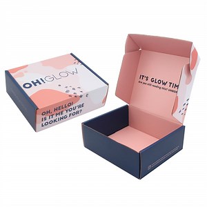 [Hot Item] Custom Logo Corrugated Paper Cardboard Packaging Tear-off Zipper Strip Mailer Shipping Gift Box for Logistic
