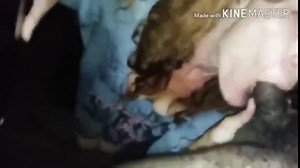 Trailer trash on knees & swallowed yes indeed