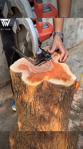 Removing Tree Stumps Turns Into Beautiful Garden Furniture #woodworking #craftsmanship #woodworkingprojects #diyprojects #crafts #diy #ideas #woodworker #woodart #furniture #diycrafts #HomeImprovement | Woodworking Skill