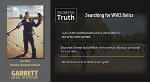 Next up on our video podcast series is Iron Mike! Mike shares how his love for history and passion for metal detecting has led him to educate people in a new way. Digging up these precious relics tells a story beyond the books. Thank you for sharing your favorite finds and story! | Garrett Metal Detectors