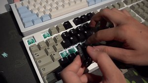 Mintcaps Green Linear Mechanical Gaming Keyboard Switches (45pcs) - Tactile, Lubed, 5-Pin, MX Compatible