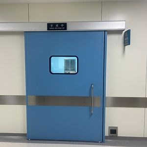 [Hot Item] Wave Sensor & Foot Switch Touchless Automatic Door for Hospital