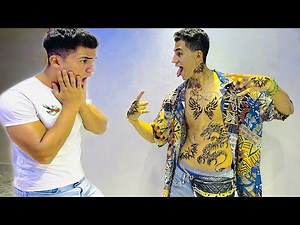 مقلب في اخويا رسمت تاتو علي جسمي كله ولبست حلق😂كان هيمو!!تني😱🤦