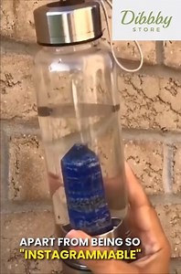 Now you can make your own powerful crystal elixir water with this...
