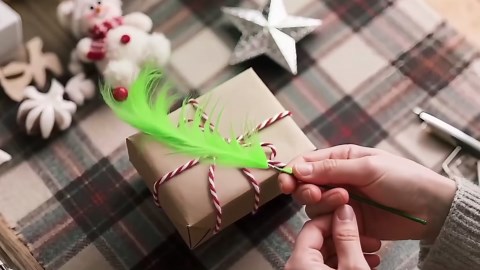 24 Pcs Christmas Tree Topper, 17 Inch Grinchmas Christmas Decorations Red Green Elf Tree Ornaments for Christmas Picks Furry Cute Funny Xmas Decor