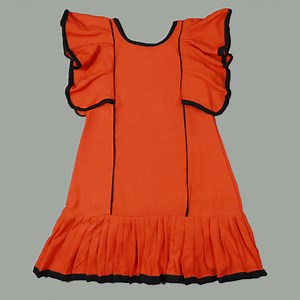 5.2K views · 360 reactions | Beautiful 6 panel baby frock with ruffle sleeves design cutting and stitching for 4-5 years baby girl. #easyfrock #frillfrock #rufflesleeves #sleevesfrock #rufflefrock #panelcutbabyfrock #babyfrockdesigns #dress #sew #frock #sewing #babyfrock #stitching | Creative Craft Studio | Facebook