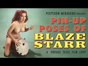 Pin-Up Poses Of Blaze Starr (1956) - A Vintage Tease Loop