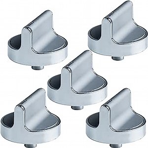 BlueStars W10698166 Stove Range Cooktop Control Knob Replacement Part - Exact Fit for Amana & Whirlpool Stoves/Ranges - Replaces 3451573, AP5949868, PS10057067, EAP10057067 - Pack of 5