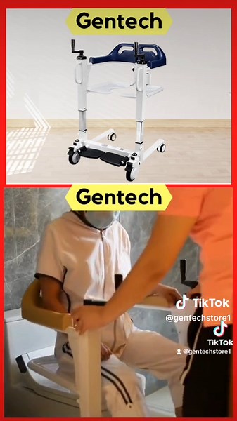 4 in 1 Hand Crank Transfer Wheel Chair Patient Lift Chair with Commode Bed #4in1 #handcrank #transferwheelchair #wheelchair#commode #patientlift #patientbed #chair #video