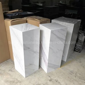 [Hot Item] Marble Display Cube Retail Display Stand Plinth 5 Side Boxes