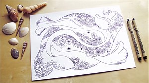 1K views · 6 comments | The Coloring Tribe CHALLENGE is on TOMORROW! This months' theme is Deep Sea. A handful of most amazing ;-) artists bring to you 5 gorgeous Adult Coloring Pages. You simply do not want to miss it! Here is a sneak peak of Hattifant's creation... | Hattifant - Paper Crafts & Coloring Pages | Facebook