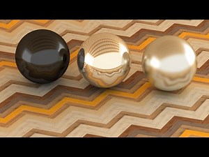 3ds Max Vray Realistic Black Gold - White Gold - Platinum Material