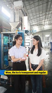 Koller fully automatic packing machine for ice cube machine, tube ice machine and flake ice machine packing ice bag. #icebag #packingmachine #icepacking #icemachine | Koller Ice Machine