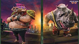 18 reactions | Iconic Ninja Turtles villains Bebop and Rocksteady appear in #TMNTMovie #MutantMayhem! Discover how Seth Rogen and John Cena put a unique spin on the dynamic duo: @TMNTMovie | Den of Geek | Facebook