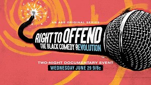 Black comedy has always been a medium of powerful social commentary. On June 29th, Kevin Hart and A&E bring you Right To Offend: The Black Comedy Revolution, a two-part documentary event that explores Black comedy, tracing the evolution and social awakening of the courageous comedians who pushed against social constraints of their time. | A&E
