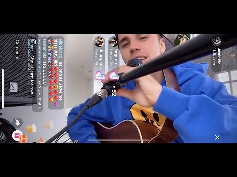 Justin Bieber - Favorite Girl TikTok Live