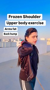 Frozen Shoulder and Upper body fat 👍 #frozenshoulder #armsfat | Trabhi Yoga by Monika