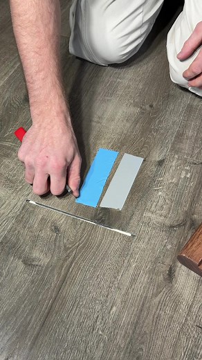 Fix laminate flooring gap #construction #kitchen #diy #remodel #bathroom
