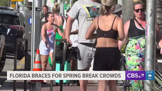 Florida destinations bracing for spring break crowds