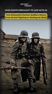 WW2 Photo Brought to Life: Exhausted German Soldiers Return to Base From Brutal Fighting At Stalingrad | History Theory