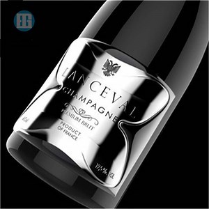 [Hot Item] Wine Logo Metal Label Beer Bottle Sticker Label