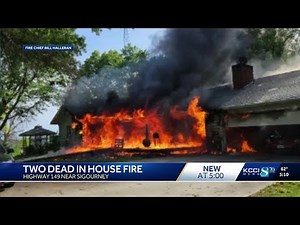 Two dead after house fire in Sigourney