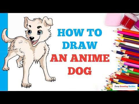 How to Draw an Anime Dog in a Few Easy Steps: Drawing Tutorial for Beginner Artists