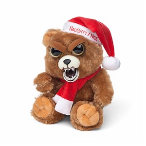 A Feisty Pets Christmas Bear That Changes From Nice to Naughty When Squeezed