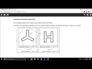 Rotational and point symmetries