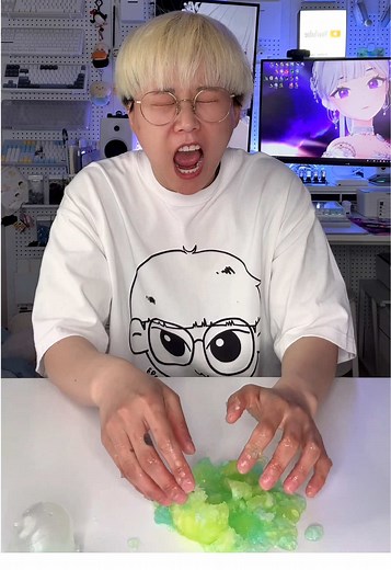 왁뿌볼 만들기 방법 (실리콘 페인트·수제 말랑이 팁)