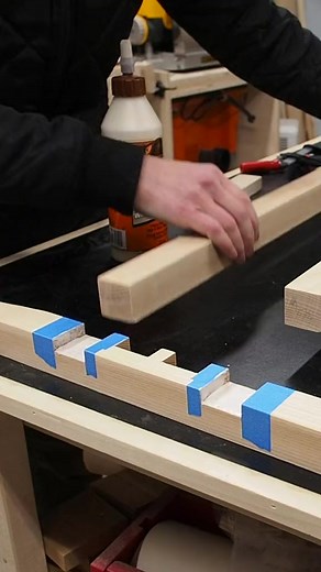 48_Coat rack is finally coming together! #glueup #assembly #woodworking #coatrack #reveal #woodwork | Billy Knight