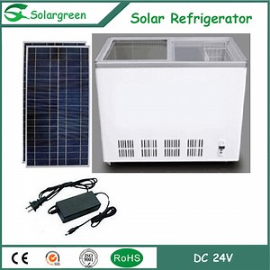 [Hot Item] off Grid 100% Solar Powered DC 12V 24V Solar Panel Chest Freezer