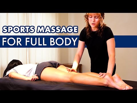 Full Body Sports Massage Techniques, Shoulder and Glutes, Myofascial Release & Compression Massage