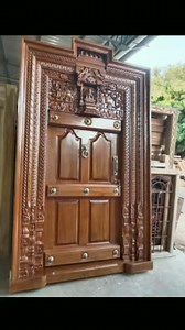 3.3K views · 53 reactions | Pooja door design ideas #poojadoor #woodwork #woodart #mandir #woodworking #woods #wooden #pooja | Oscar Design Decor | Facebook
