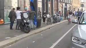 Inter ultras and random biker 😀 02.05.2021 #inter #milan #italy #ultras #hooligans #hooliganstv | Riot With Style